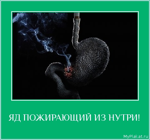 ЯД ПОЖИРАЮЩИЙ ИЗ НУТРИ! 