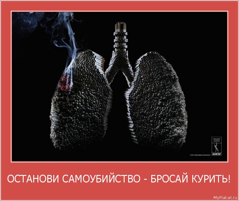 ОСТАНОВИ САМОУБИЙСТВО - БРОСАЙ КУРИТЬ! 