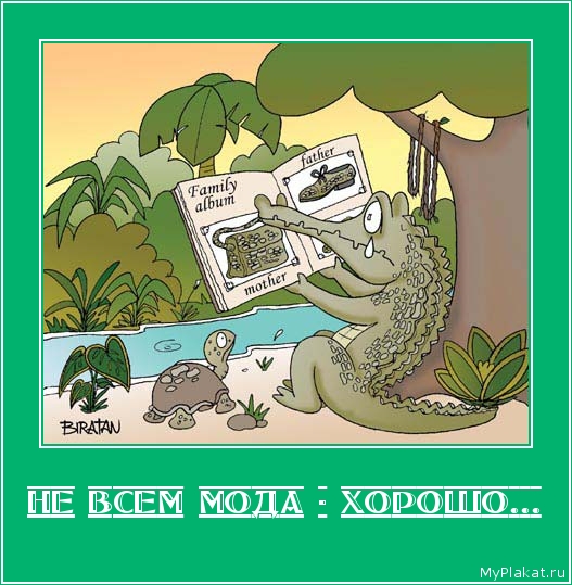 НЕ ВСЕМ МОДА - ХОРОШО... 