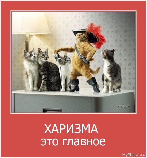 ХАРИЗМА  это главное