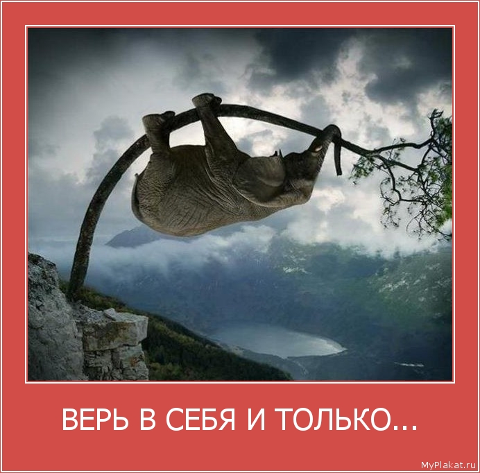 ВЕРЬ В СЕБЯ И ТОЛЬКО... 