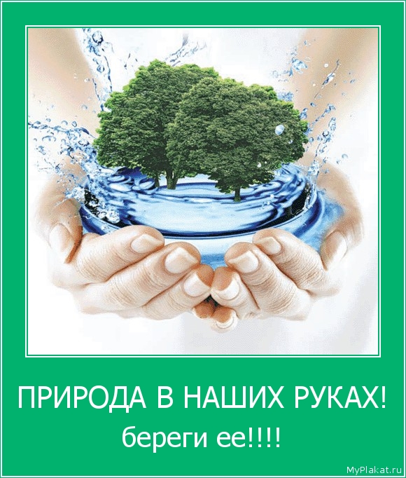 ПРИРОДА В НАШИХ РУКАХ! береги её!!!!