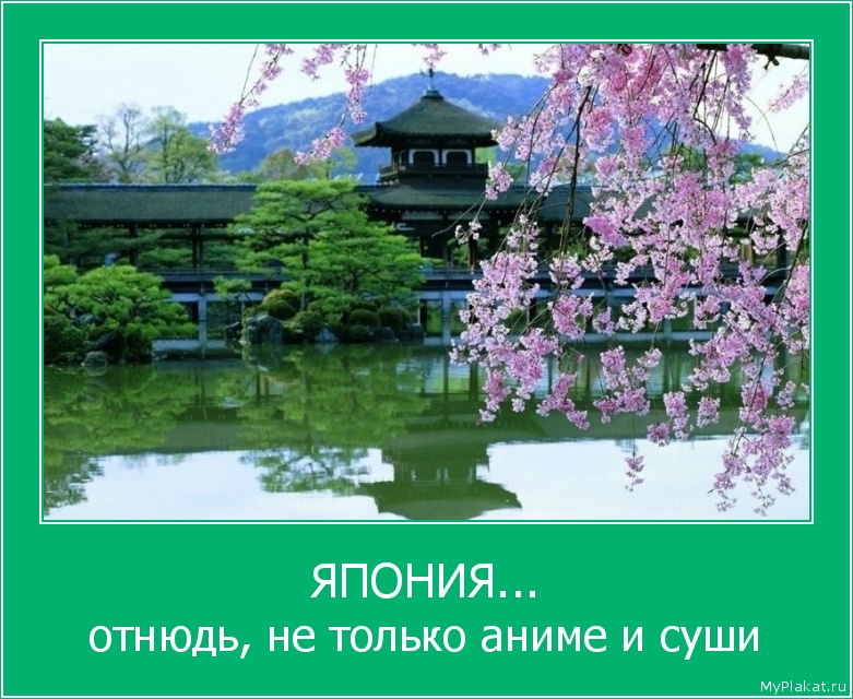 ЯПОНИЯ... отнюдь, не только аниме и суши
